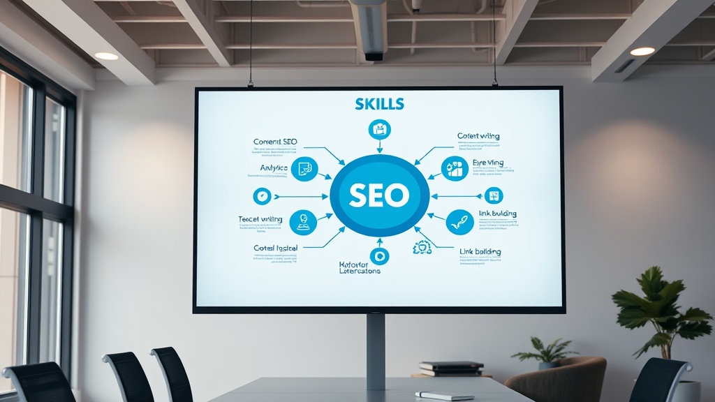 תרשים כישורים נדרשים למומחה SEO